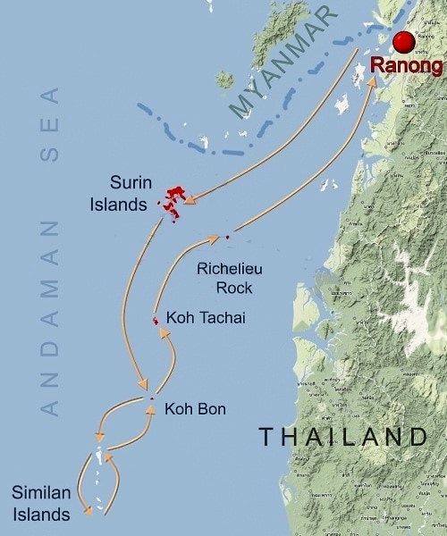 Les Iles Similan en Thaïlande