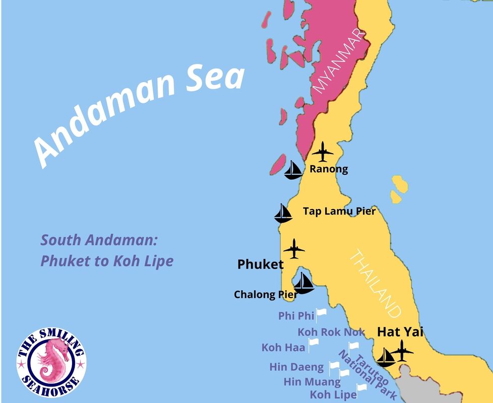 Guide de la plongée dans le Sud de la Mer Andaman en Thailande