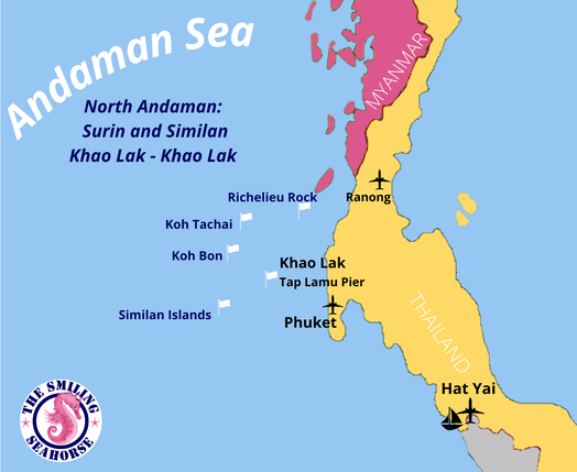 5 Jours de plongée en Thailande Nord Andaman
