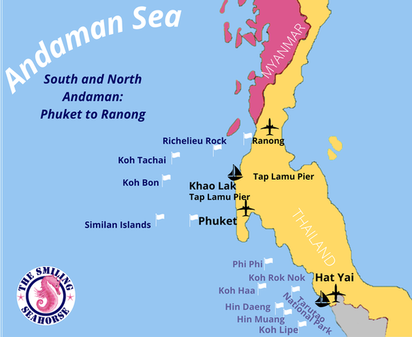 8 Jours de plongée en Thailande Sud et Nord Andaman
